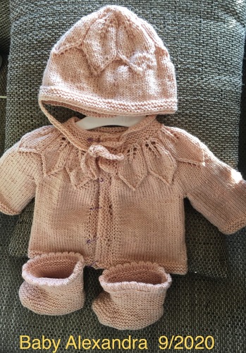 Tolle Anleitung ! Jacke mit Raglan von oben gestrickt - das hat Spaß gemacht !