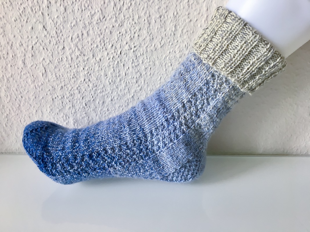 &quot;OneWaySoks°1&quot; gestrickte Socken - leicht &amp; schnell - 22-47