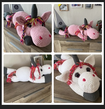 Ich habe auch sch 2. gemacht. Hab andere 🧶 genommen. Die Mädels haben sich sehr gefreut.
Die Anleitung ist sehr einfach geschrieben.