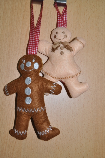 Max und Gretl, gestickt ITH auf einer Stickmaschine