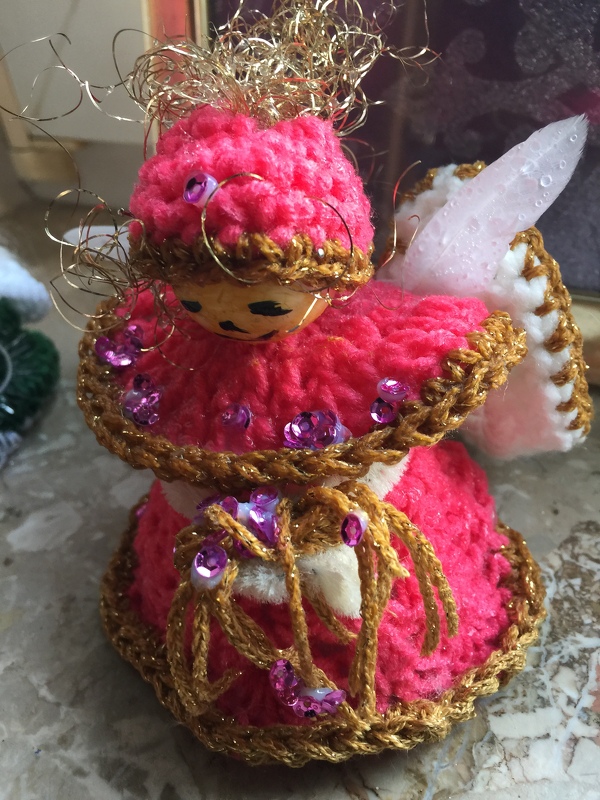 Kostenlose Häkelanleitung für Weihnachtsengel - Schutzengelchen