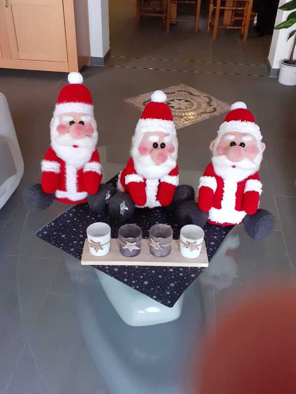 Weihnachtsmann, Häkelanleitung