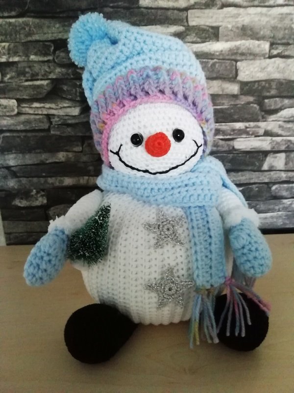 Winterdeko Schneemann in 2 Varianten