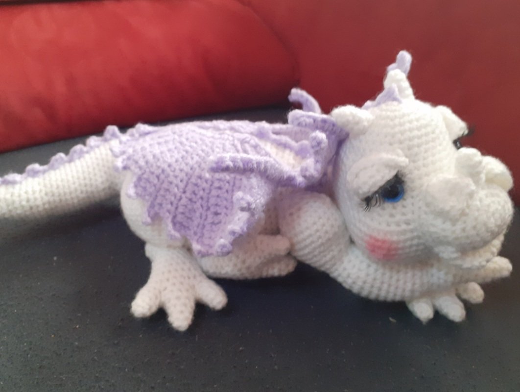 Häkelanleitung Drachenmädchen &quot;Aquamarina&quot;