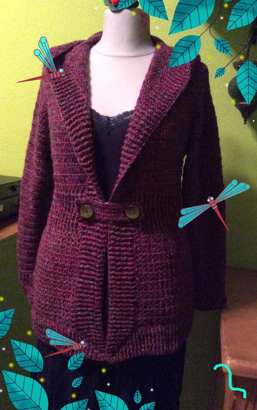 - MATILDA - Basic-Mantel, alle Größen häkeln, Häkelmantel mit Kapuze, RVO Raglan von oben