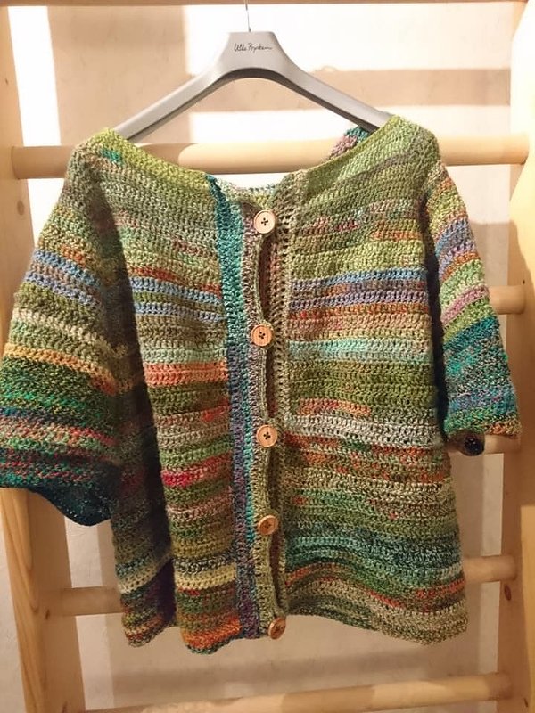 - MATILDA - Basic-Mantel, alle Größen häkeln, Häkelmantel mit Kapuze, RVO Raglan von oben