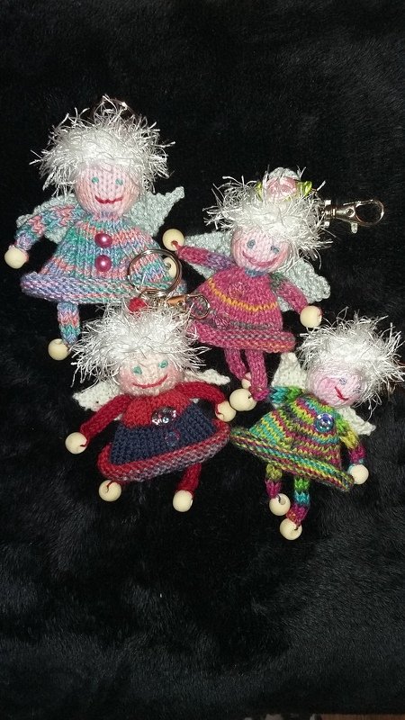 Strickanleitung Engelchen - Schutzengel - Taschenbaumler