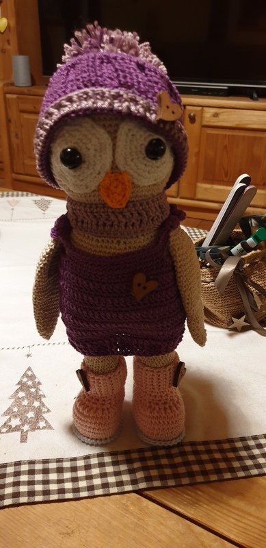 Häkelanleitung Eule &quot;IDA&quot;