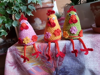 Hühner nicht auf der Stange.
Hat alles gut geklappt und die Anleitung ist super gut geschrieben:-))