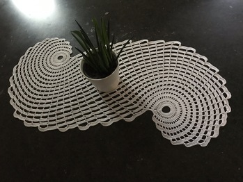 Gute Anleitung, sehr schönes Deckchen