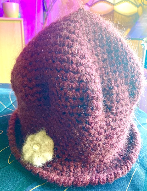 Hut häkeln, "Luises Ausgeh-Hut", Mutter, Kind, Damenhut, Kinderhut, easy