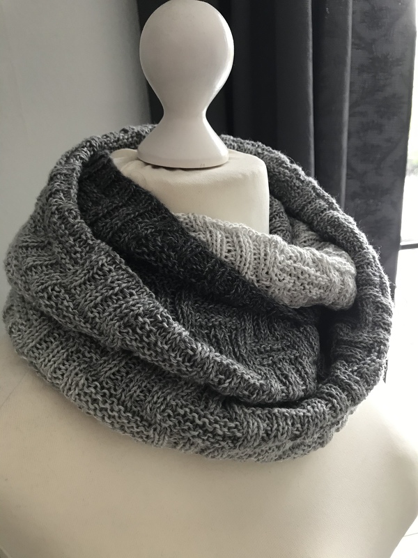 Knitting pattern cowl / boyfriend-loop for men