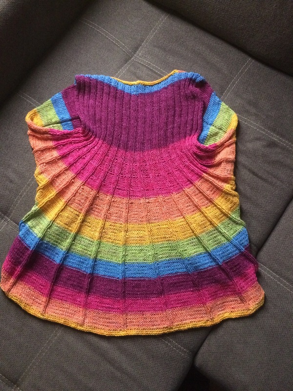 Gestrickte Weste „Muschel“