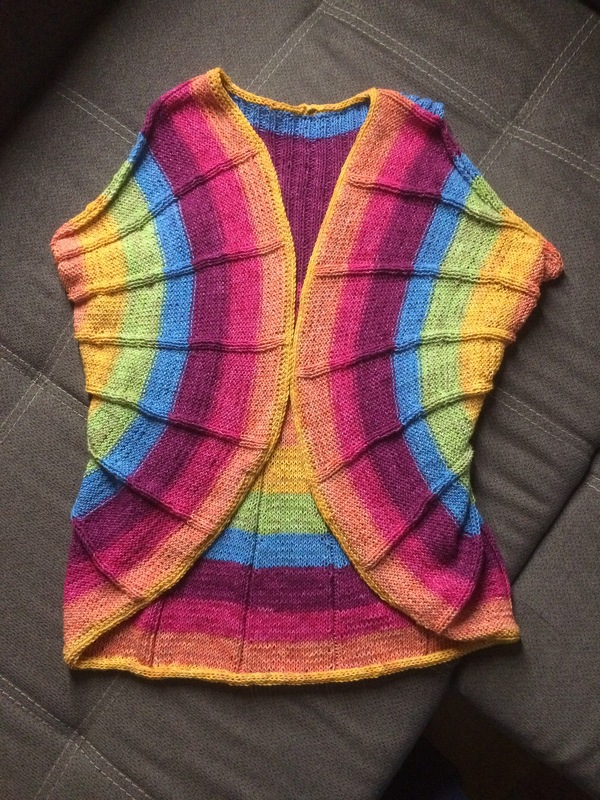 Gestrickte Weste „Muschel“