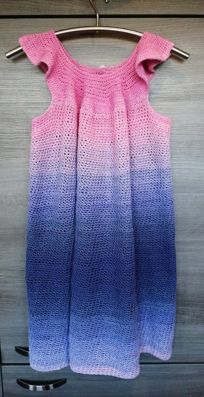 Kleidchen Gr. 98/104 - leicht abzuwandeln für andere Größen