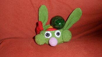 Osterhase mit Füllung.