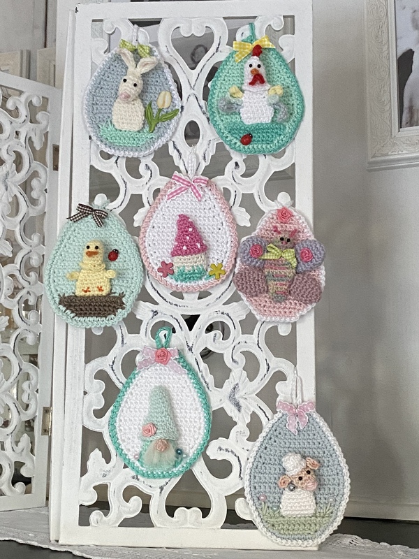 Häkelanleitung Schnickschnack für Ostern