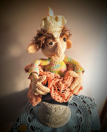 Met veel plezier deze Wick led creatie gehaakt. Wondermooi patroon van CBS Creations.