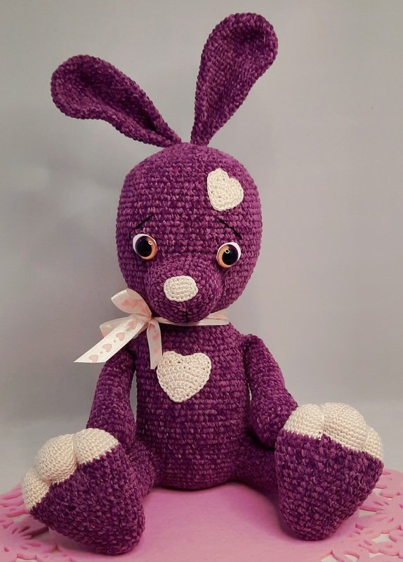 Häkelanleitung "Hase mit Herz"