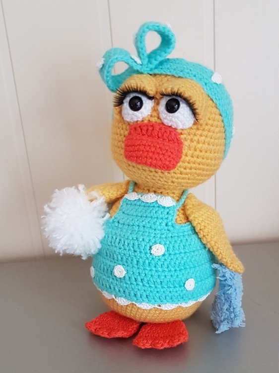 Crochet Pattern &quot;Elvira&quot; The Toilet Duck