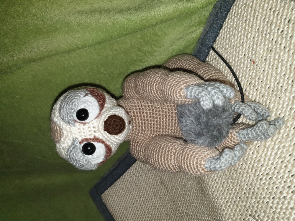Crochet Pattern &quot;Sidney&quot; The Sloth
