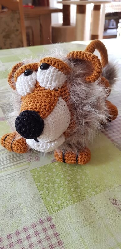 Häkelanleitung Löwe Charlie