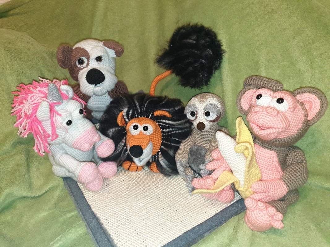 Häkelanleitung &quot;Pina&quot;  Das Popo Äffchen