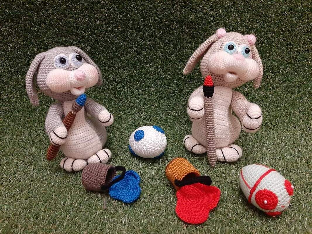 Crochet Pattern &quot;Babsi&quot; and the faulty Easter egg