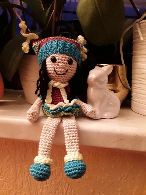 Frühlingselfe FLORINA - tolle bunte Dekoidee