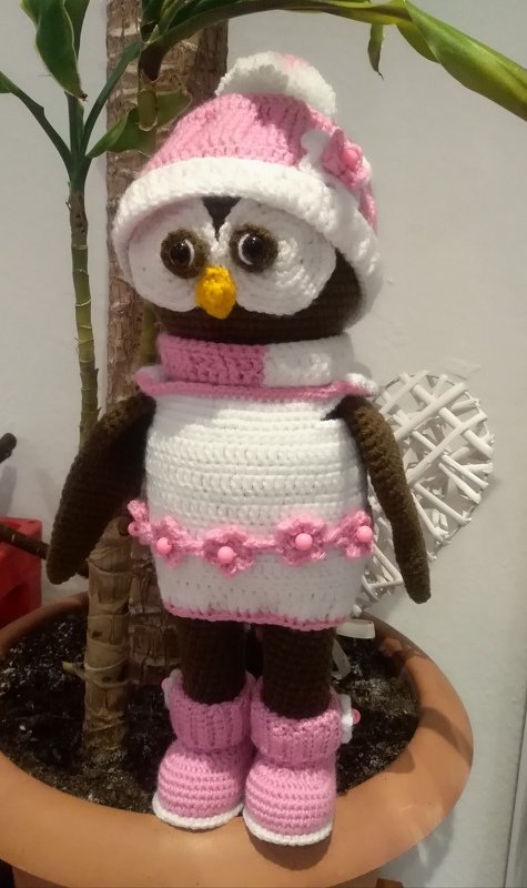 Häkelanleitung Eule &quot;IDA&quot;