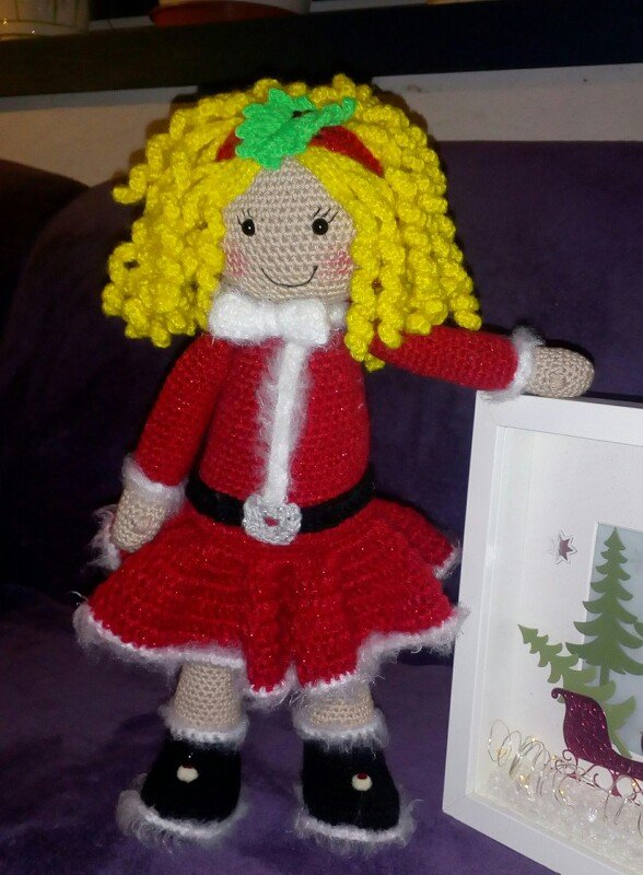 Häkelanleitung "Miss Santa"