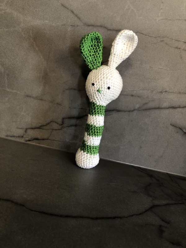 Crochet Pattern Stick Rattle &quot;Fritz&quot;