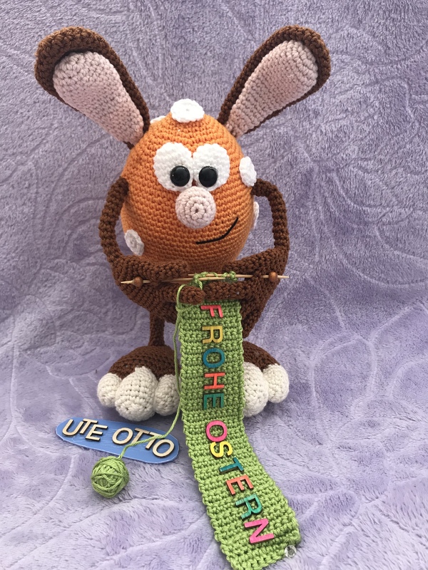 Crochet Pattern "Knitting Easter Egg"