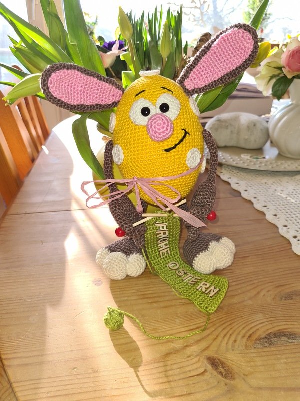 Crochet Pattern "Knitting Easter Egg"