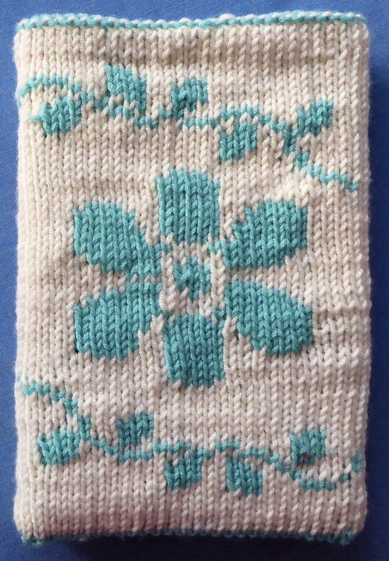 Strickanleitung Schutzhülle E-Reader - in Doubleface