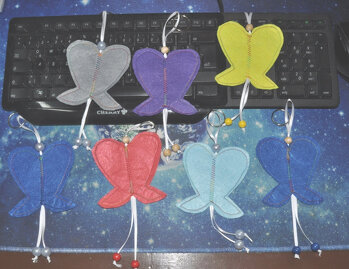 Schutzengele am Bändel