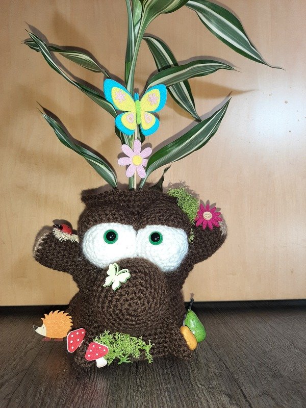 Crochet Pattern &quot;Klaus&quot; the tree jar final