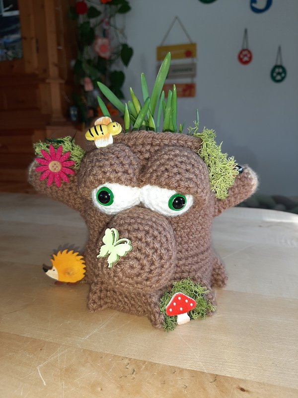 Häkelanleitung &quot;Klaus&quot; Das Baum - Glas