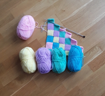 Meine neue Wolle, herrliche Farben