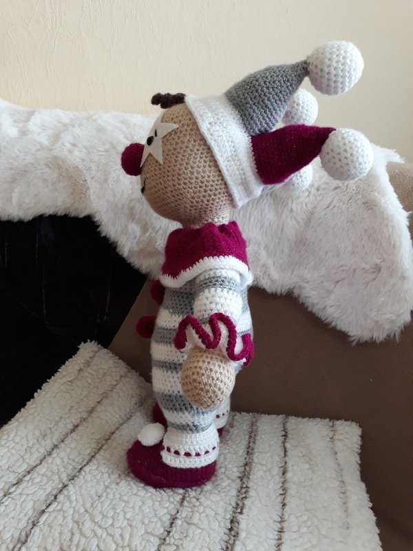 Häkelanleitung Amigurumi / Pepe, der kleine Clown