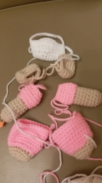 I started crocheting from last year.