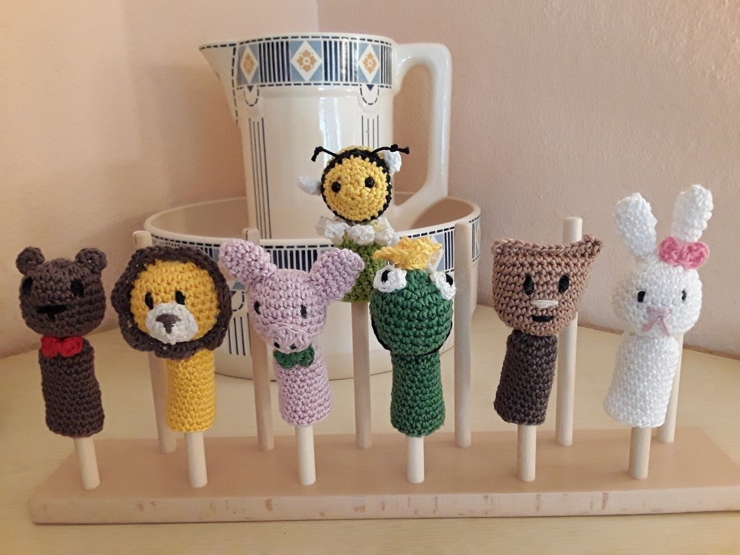 Pattern Finger puppets