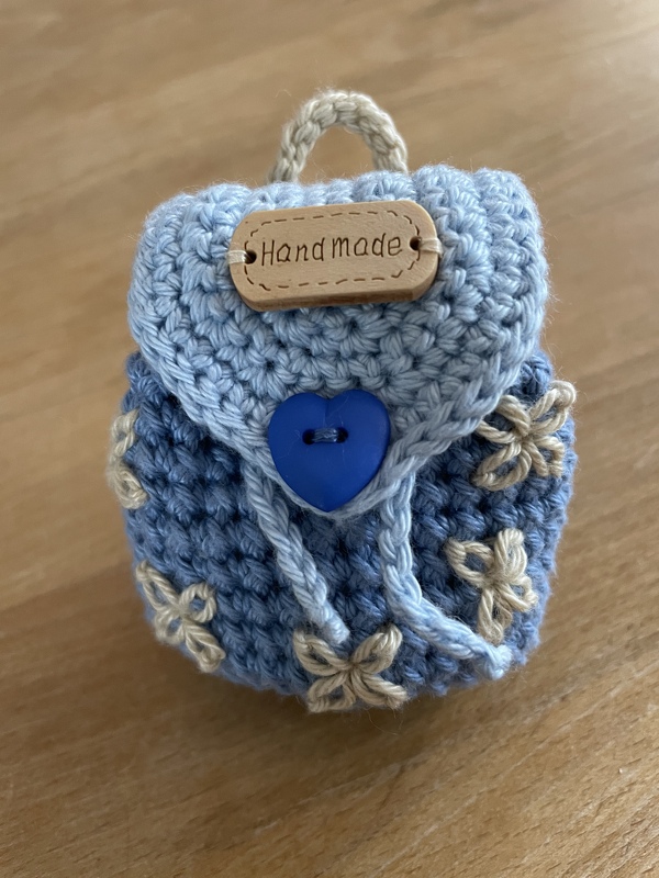 Small Backpack „Mayflower“ – Key Fob, Bag Tags, Gift Bag