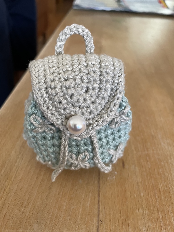 Small Backpack „Mayflower“ – Key Fob, Bag Tags, Gift Bag