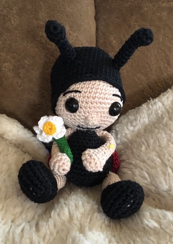 Habe das Käferlein gehäkelt, es hat mir viel Spaß gemacht!