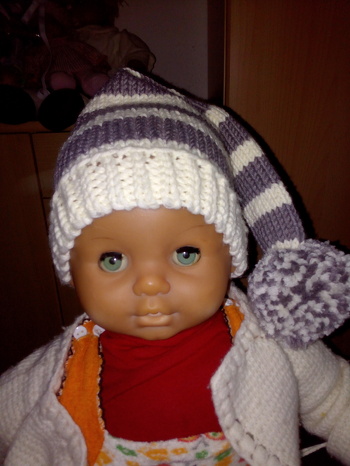 Babymütze gestrickt