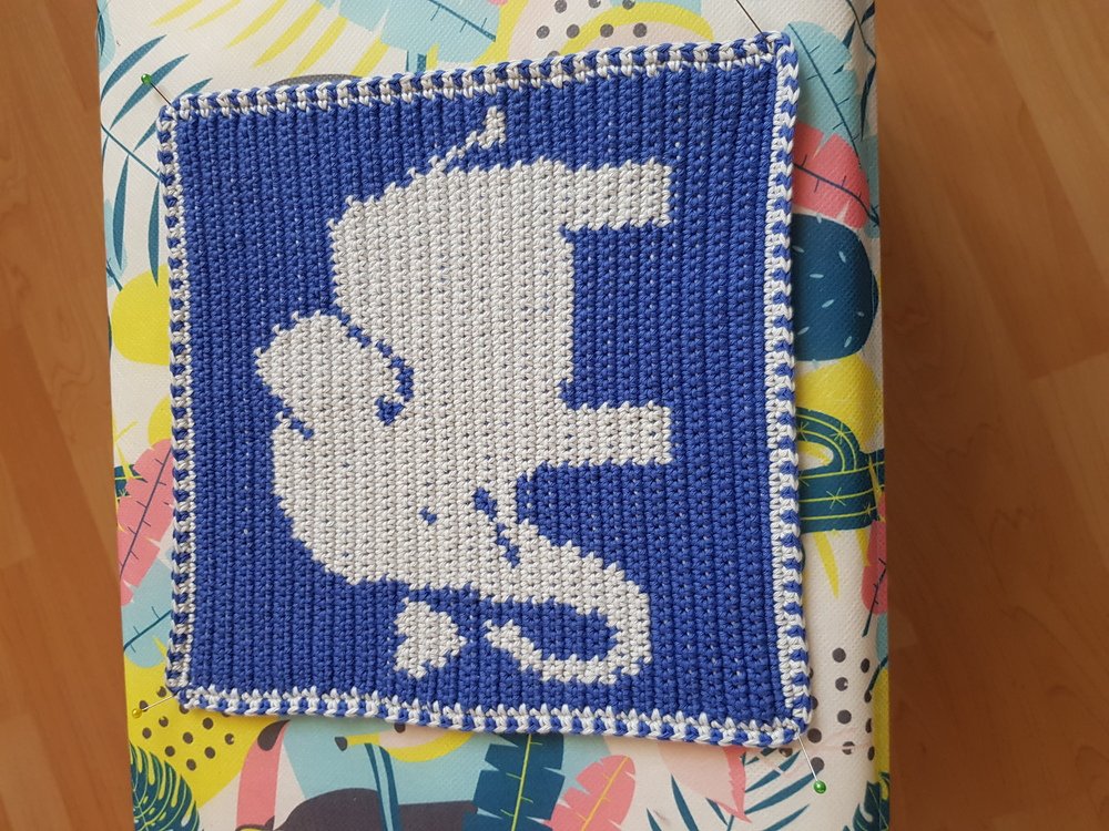 Crochet Pattern Washcloth &quot;Elo Elephant&quot;