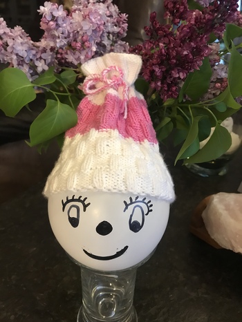 Schuhe dazu sind auch schon gestrickt.