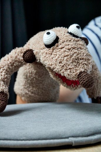 Häkelanleitung Erdmännchen-Handpuppen