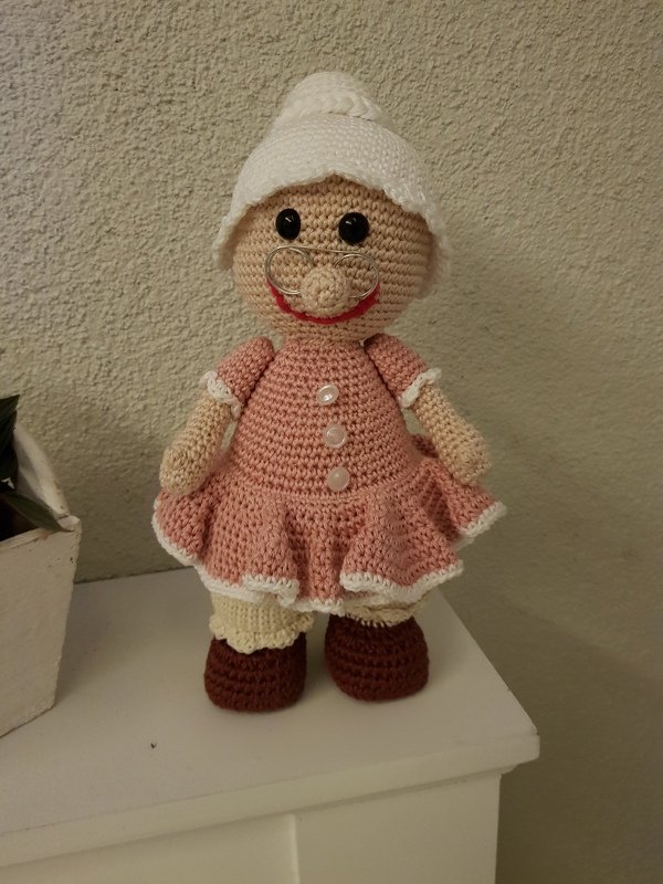 Oma Rosl Dekofigur für Großeltern zu Geburtstag Muttertag Hochzeitstag